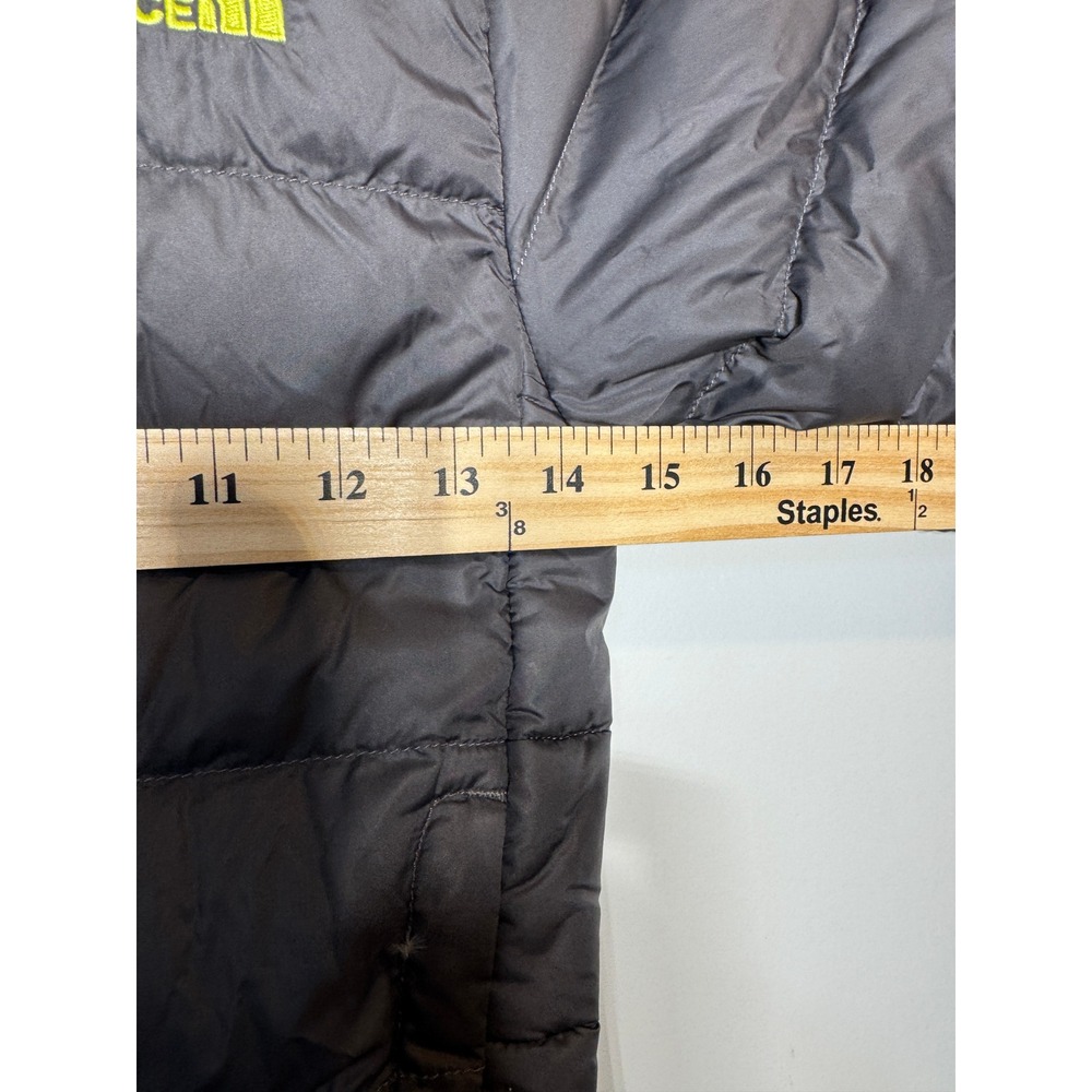 The North Face Gray Lightweight Puffer Jacket Kids 5 Full Zip Quilted Gorpcore - Picture 3 of 6